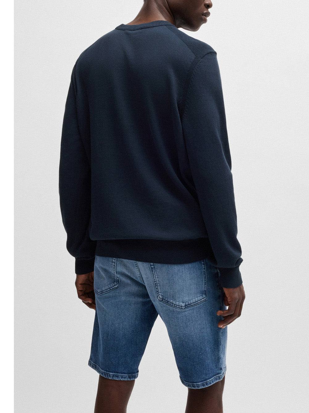 Pullover Hugo Boss Asac da Uomo - Blu