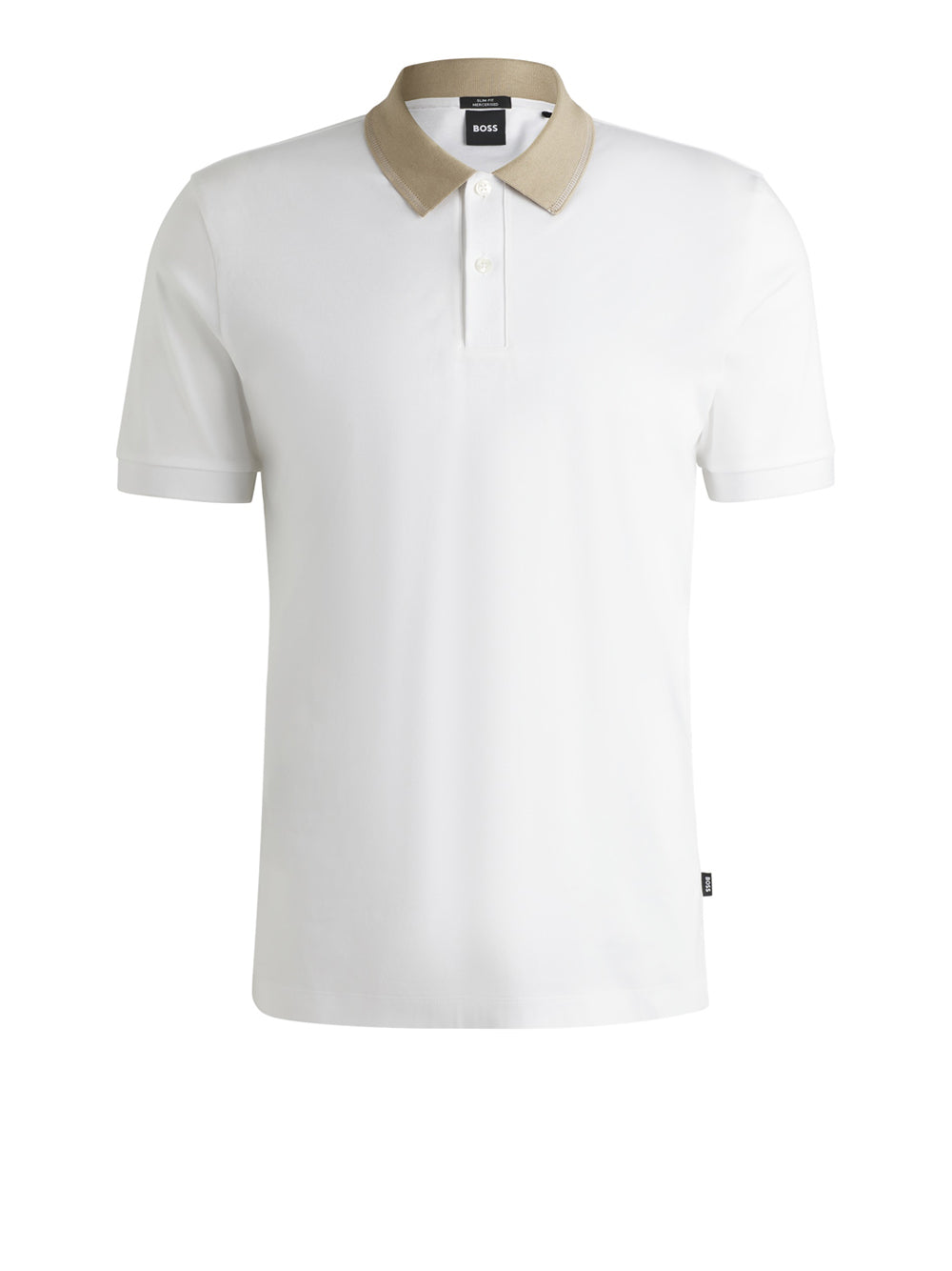 Polo Hugo Boss Phillipson da Uomo - Bianco