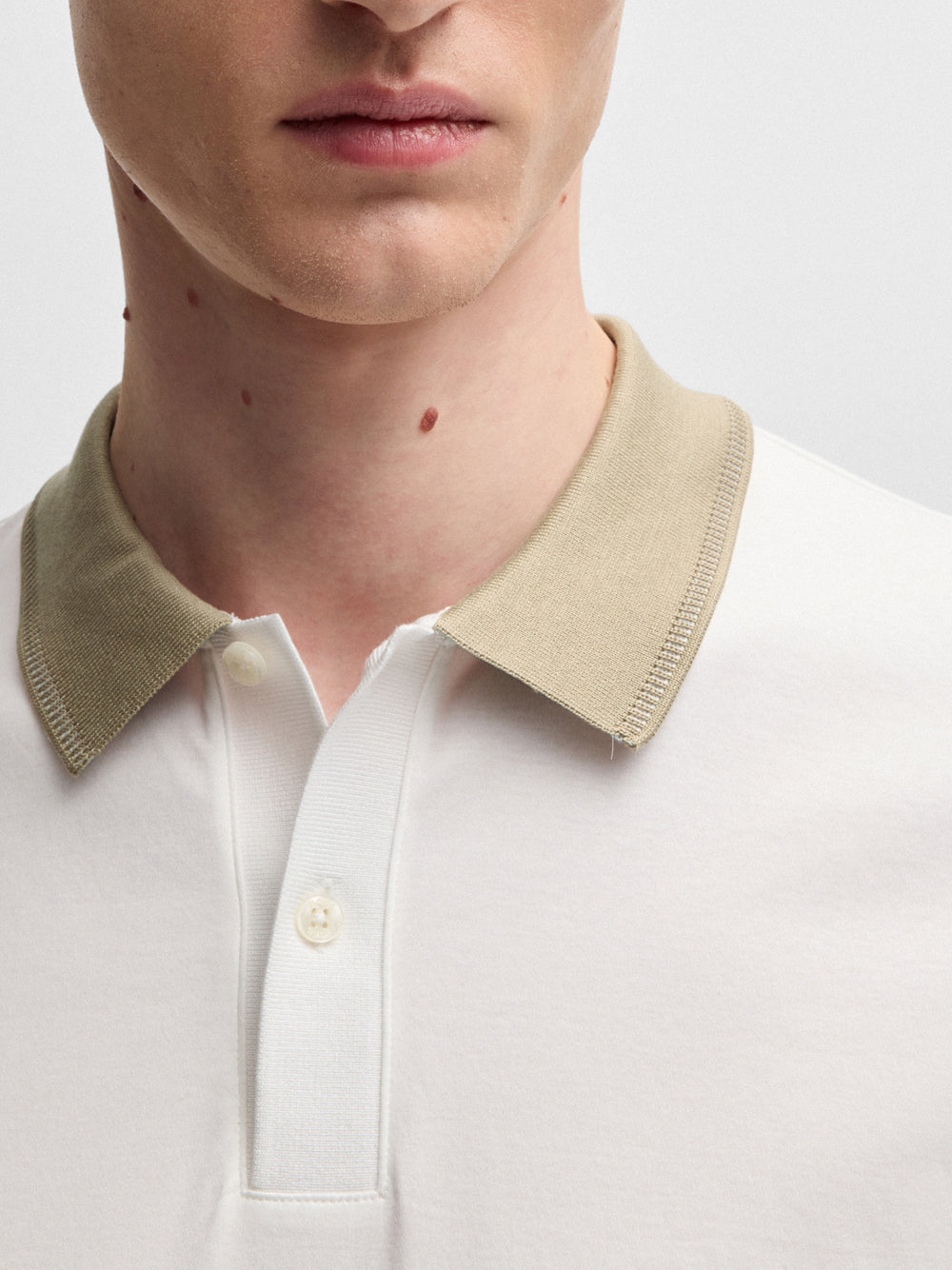 Polo Hugo Boss Phillipson da Uomo - Bianco
