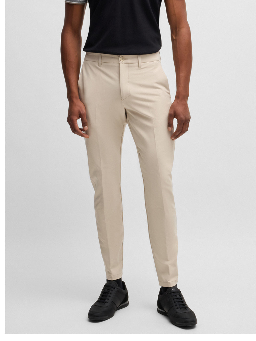 Pantalone Chino Hugo Boss Commuter Slim da Uomo - Beige