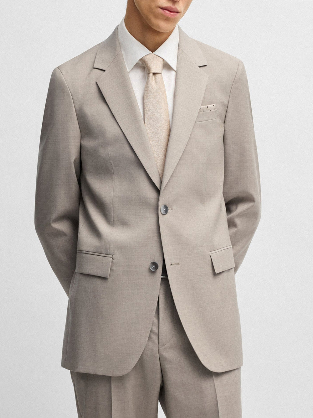 Completo Hugo Boss Houston da Uomo - Beige
