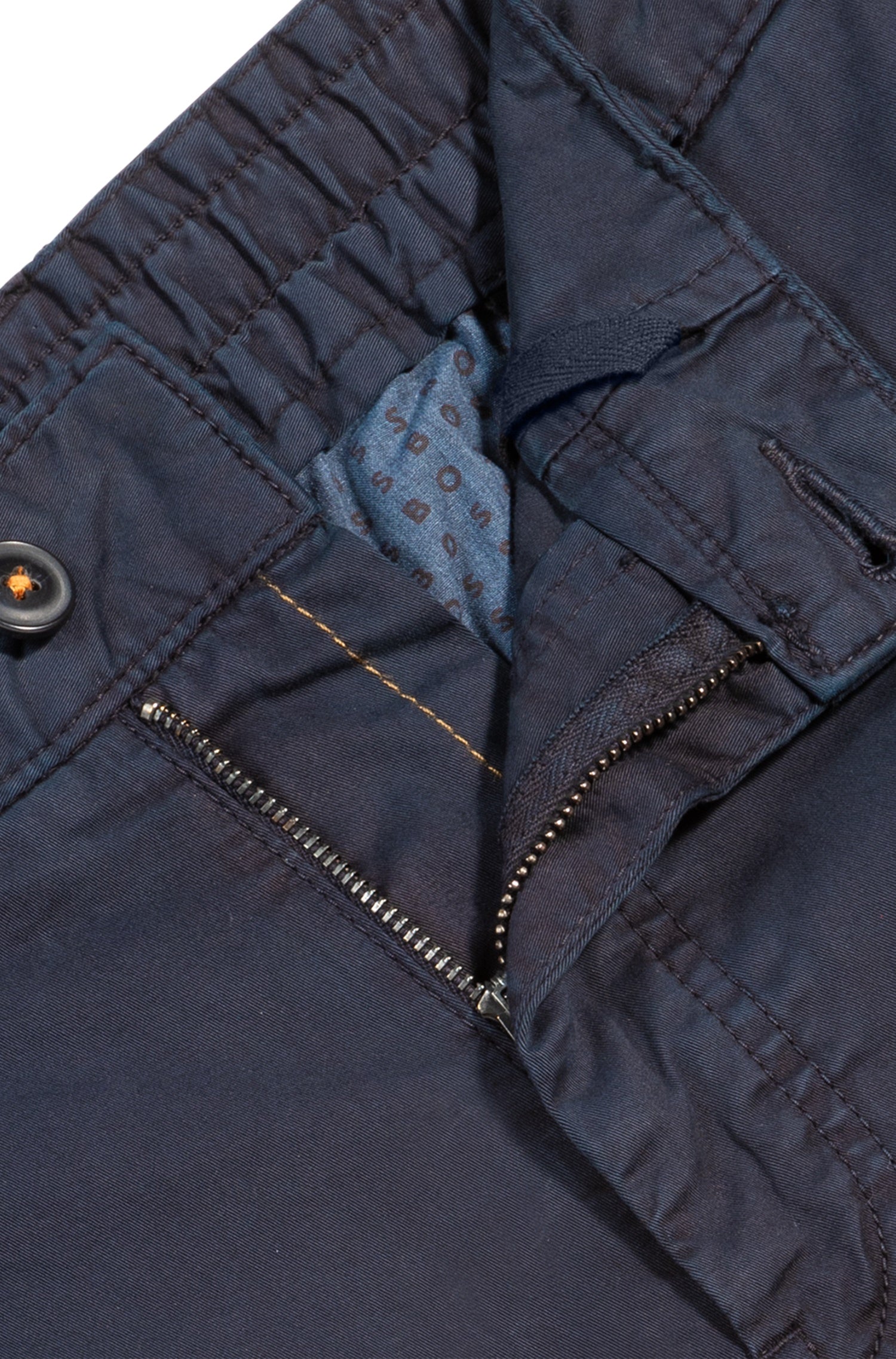 Pantalone Chino Hugo Boss Tapered da Uomo - Blu