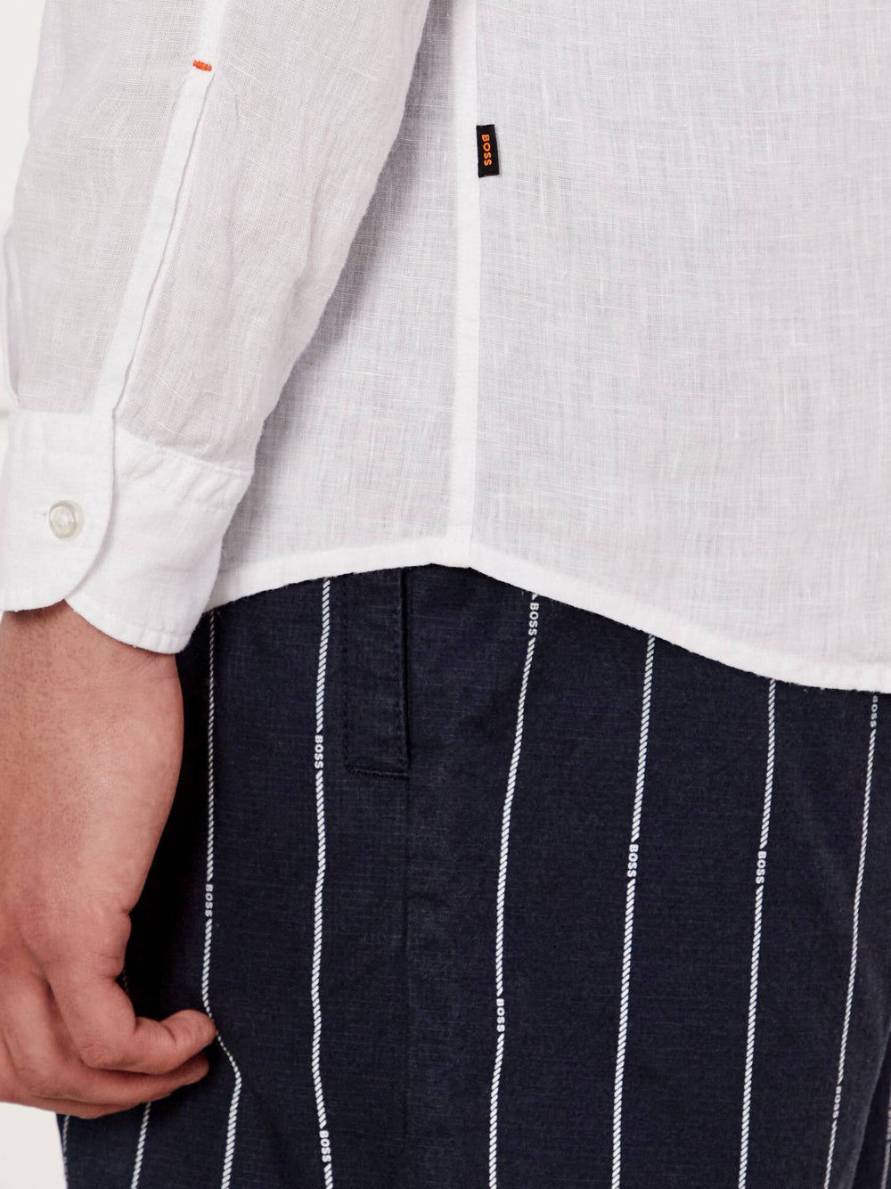 Camicia Casual Hugo Boss da Uomo - Bianco