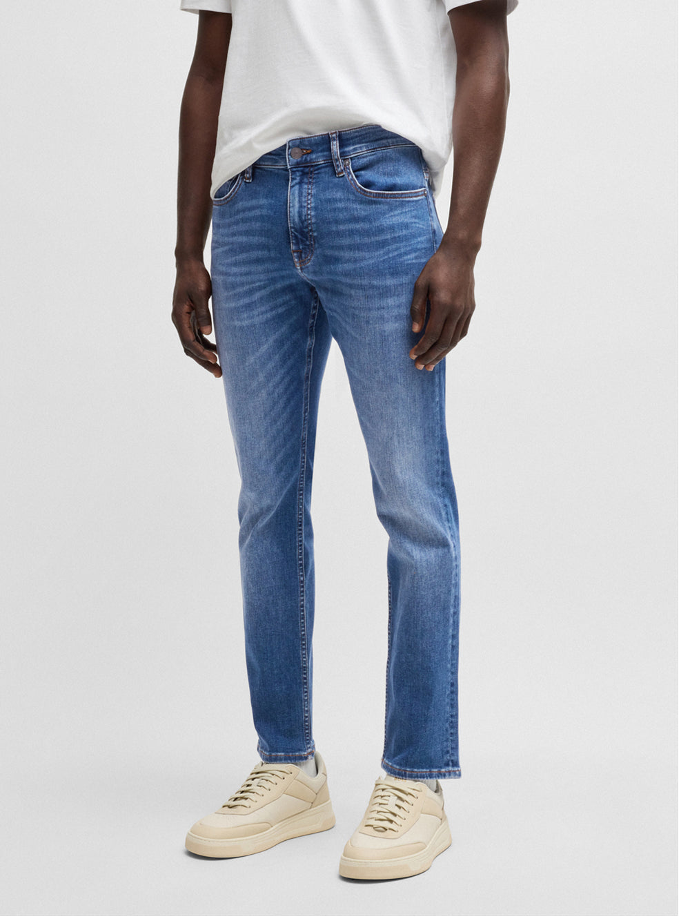 Jeans Slim Hugo Boss Delaware da Uomo - Denim