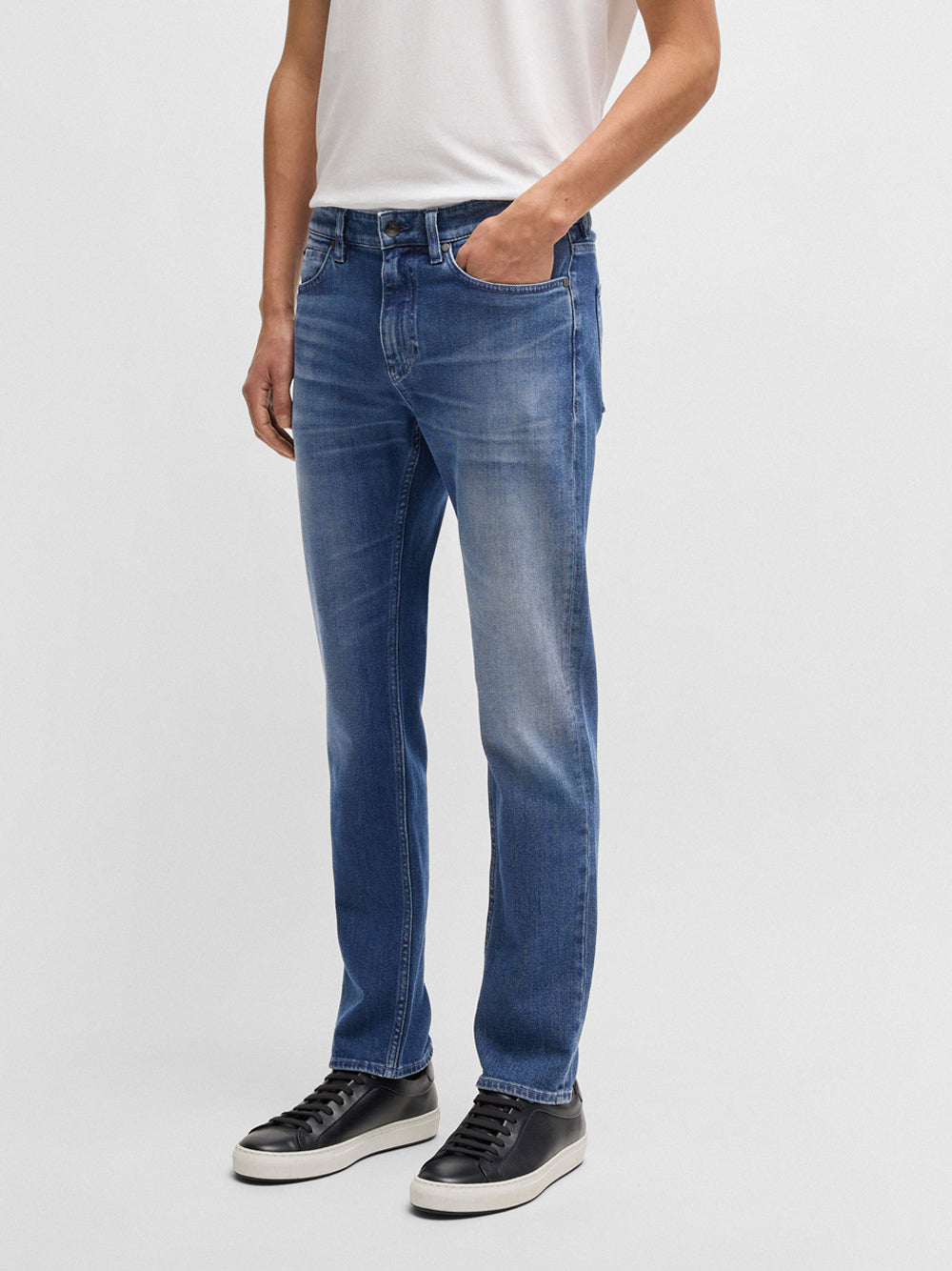 Jeans Slim Hugo Boss Delaware da Uomo - Denim