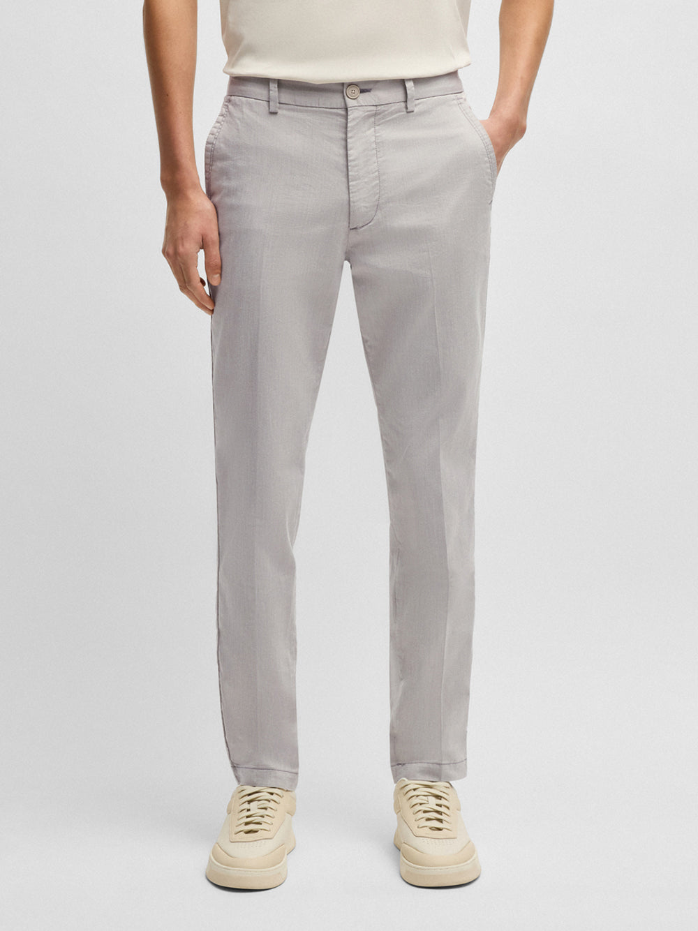 Pantalone Chino Hugo Boss Kaiton da Uomo - Beige