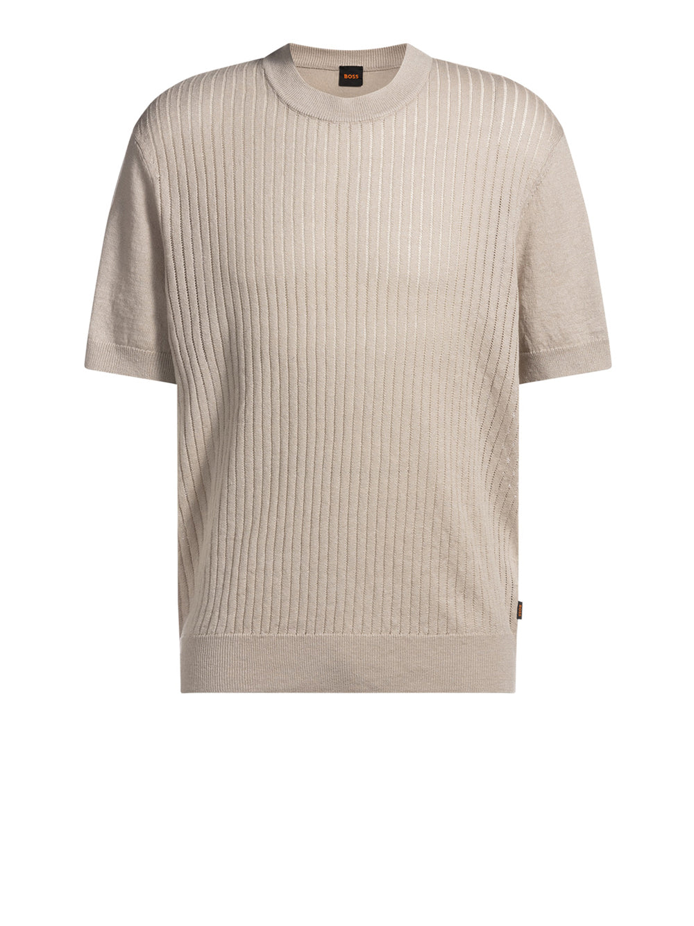 Maglia Hugo Boss Ajordino da Uomo - Beige