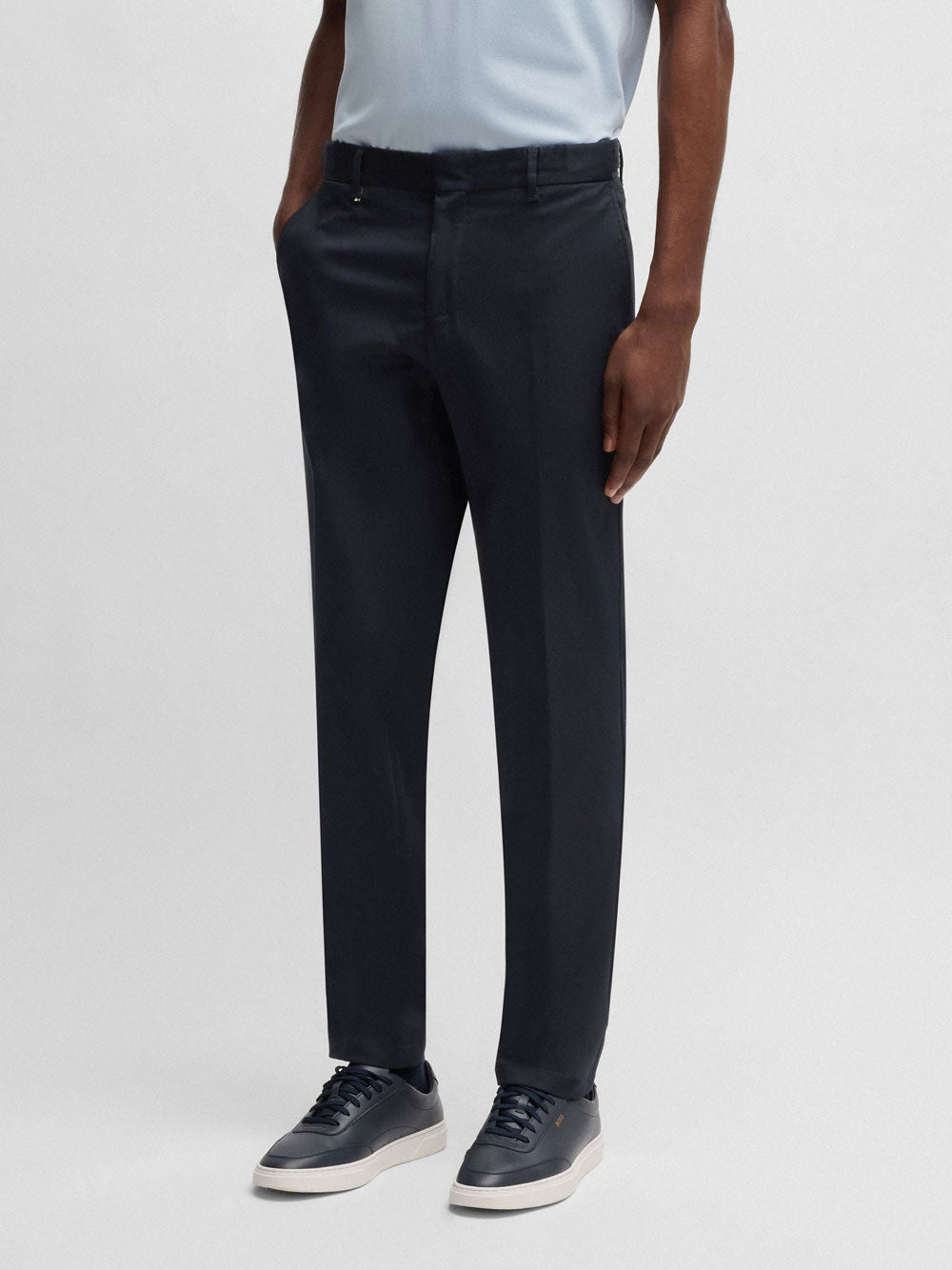 Pantalone Chino Hugo Boss Genius da Uomo - Blu