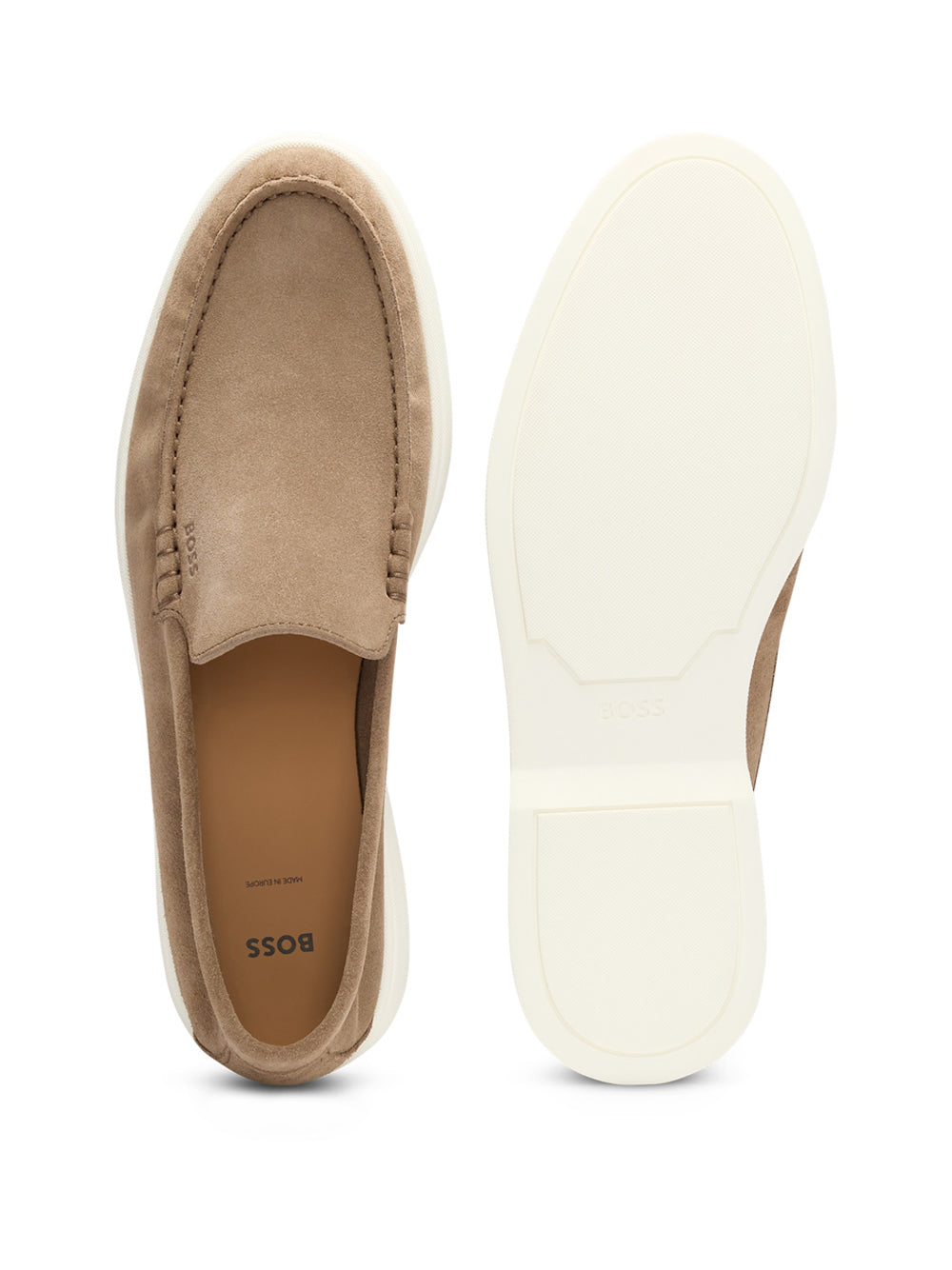 Mocassini Hugo Boss Sienne da Uomo - Beige
