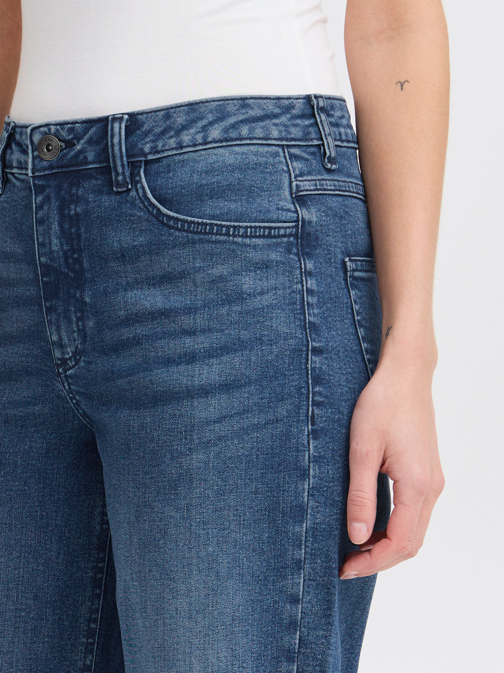 Jeans Straight Ichi da Donna - Denim