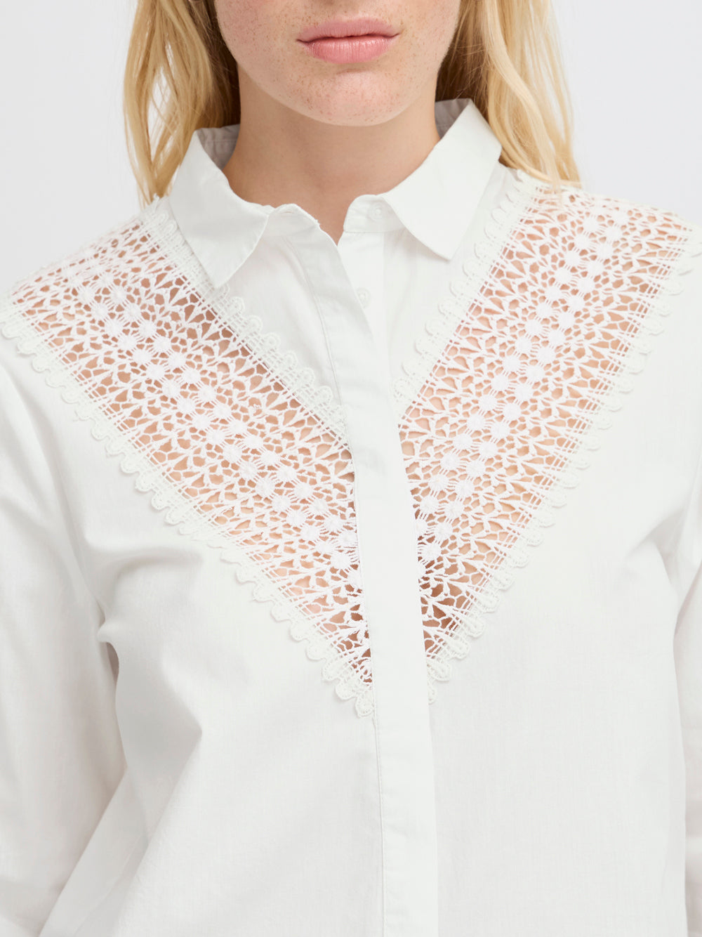 Camicia Casual Ichi da Donna - Bianco