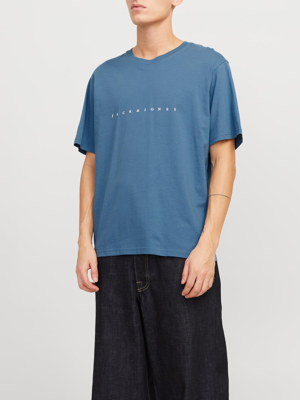T-shirt Jack e Jones Star da Uomo - Blu