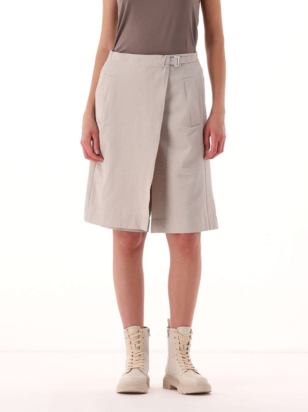 Shorts Sportivi Jeanne Baret Sunflower da Donna - Beige