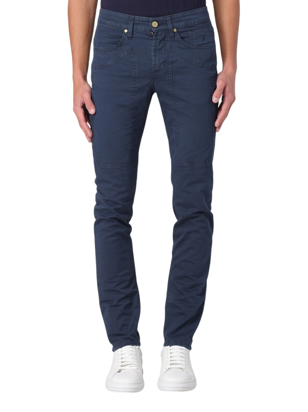 Pantalone 5 Tasche Jeckerson James Skinny da Uomo - Blu