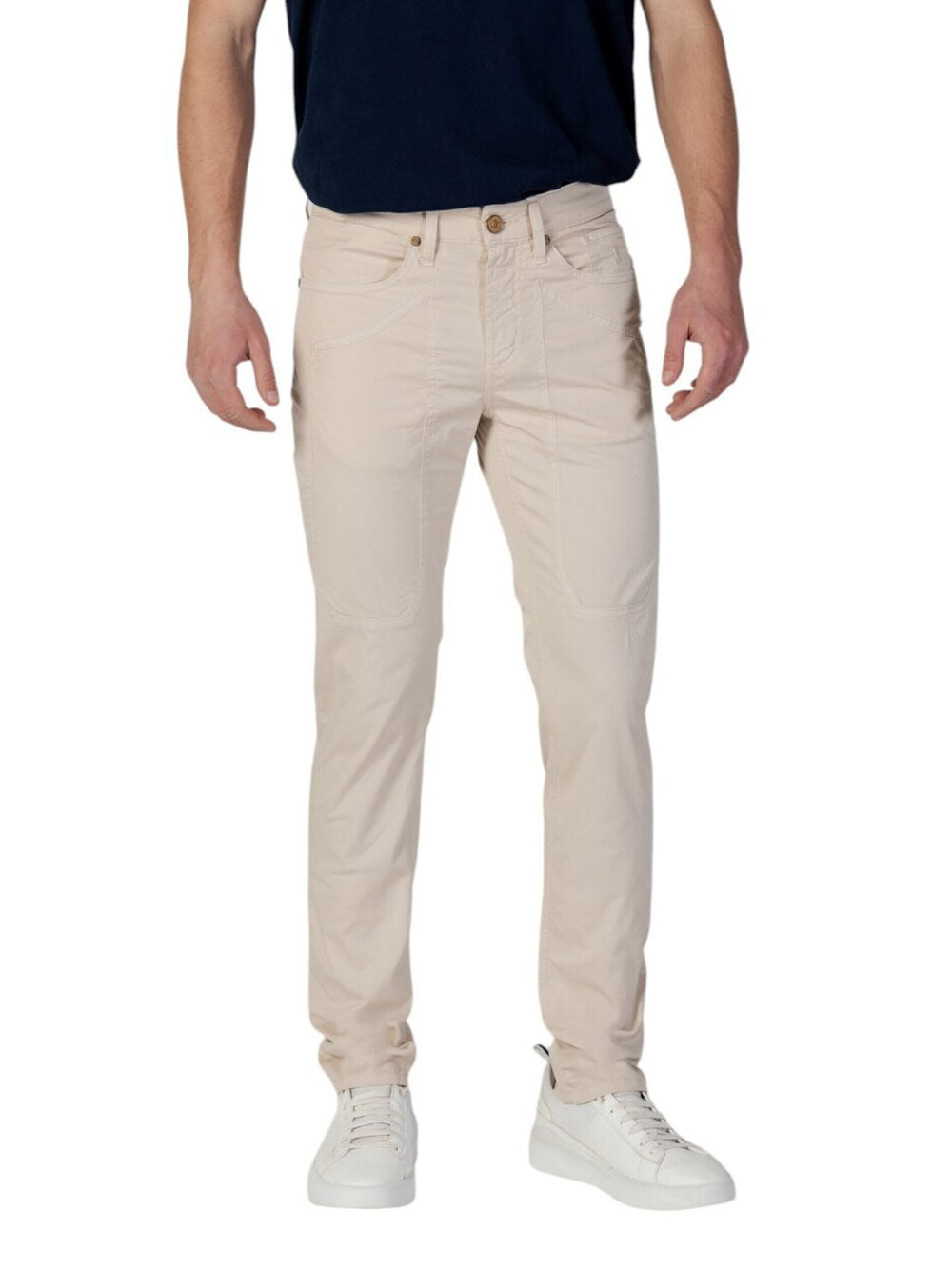 Pantalone 5 Tasche Jeckerson James Skinny da Uomo - Beige