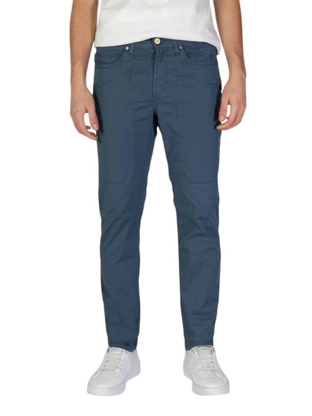 Pantalone 5 Tasche Jeckerson James Skinny da Uomo - Celeste