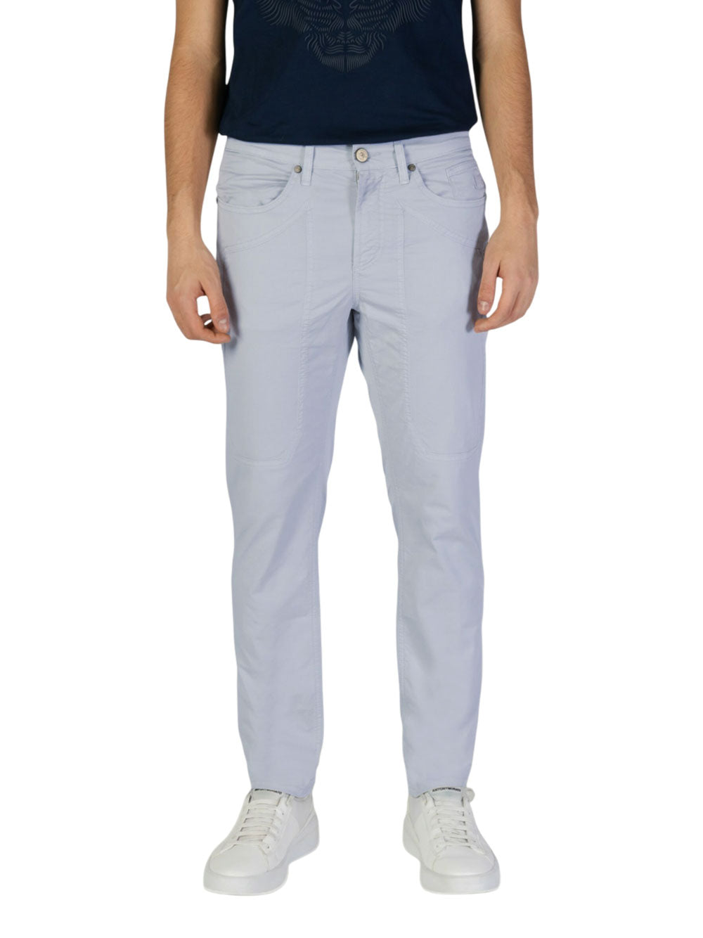 Pantalone 5 Tasche Jeckerson James Skinny da Uomo - Grigio