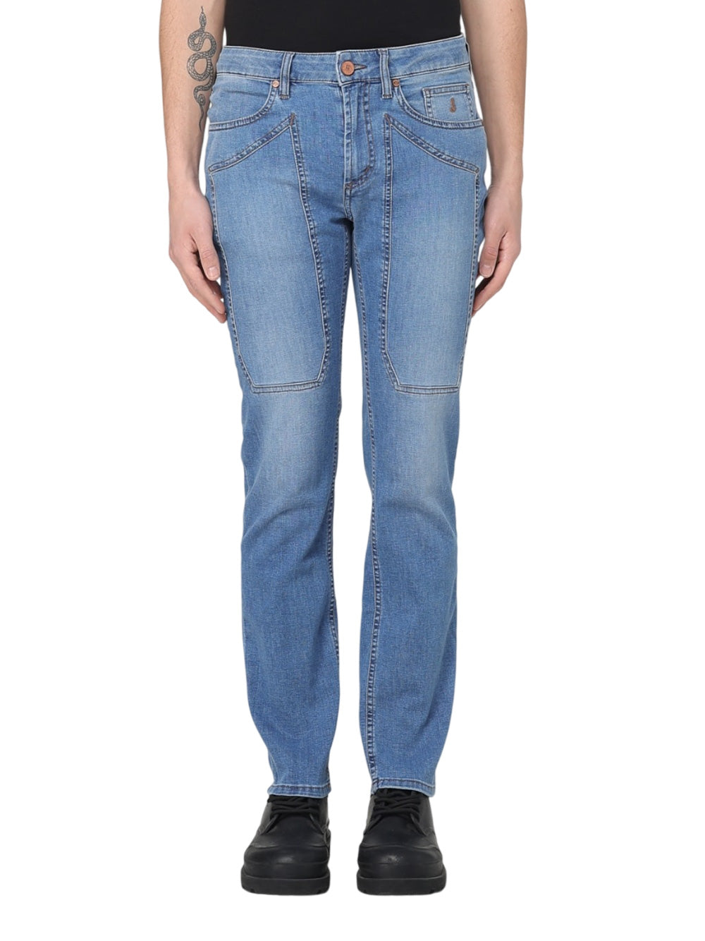 Jeans Skinny Jeckerson James da Uomo - Denim