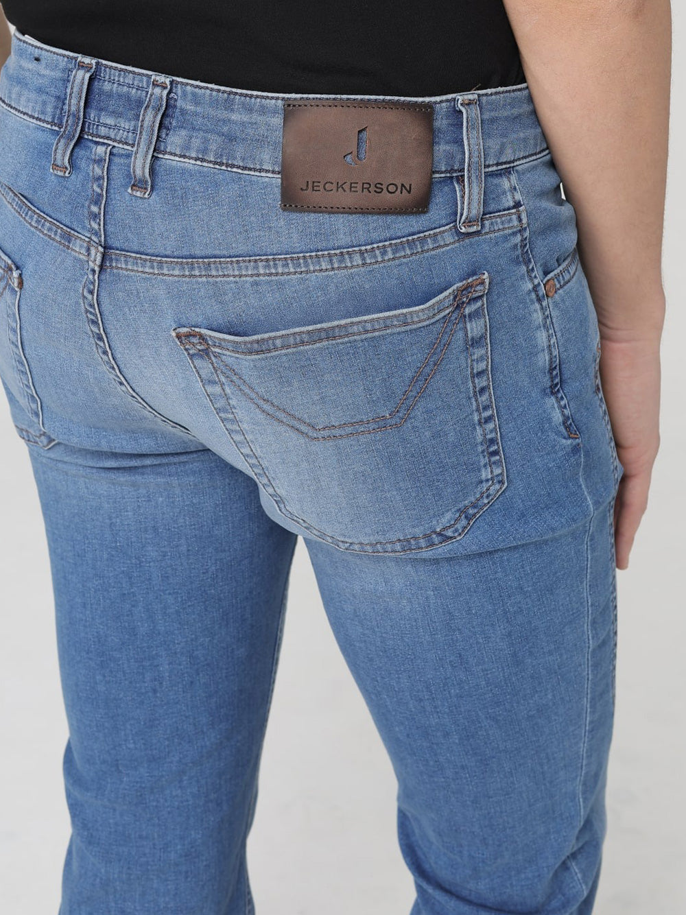 Jeans Skinny Jeckerson James da Uomo - Denim