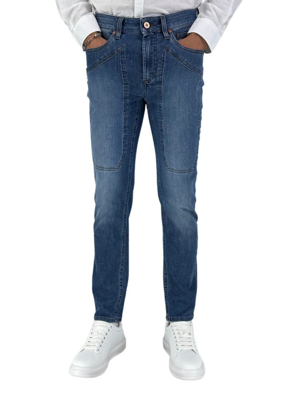Jeans Skinny Jeckerson James da Uomo - Denim