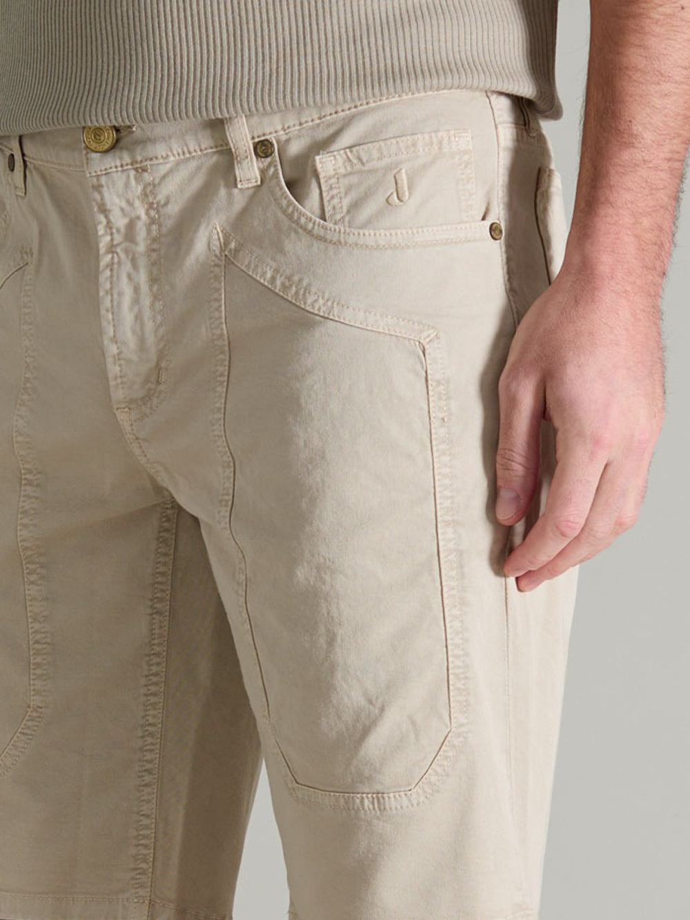 Bermuda Casual Jeckerson Jayden da Uomo - Beige