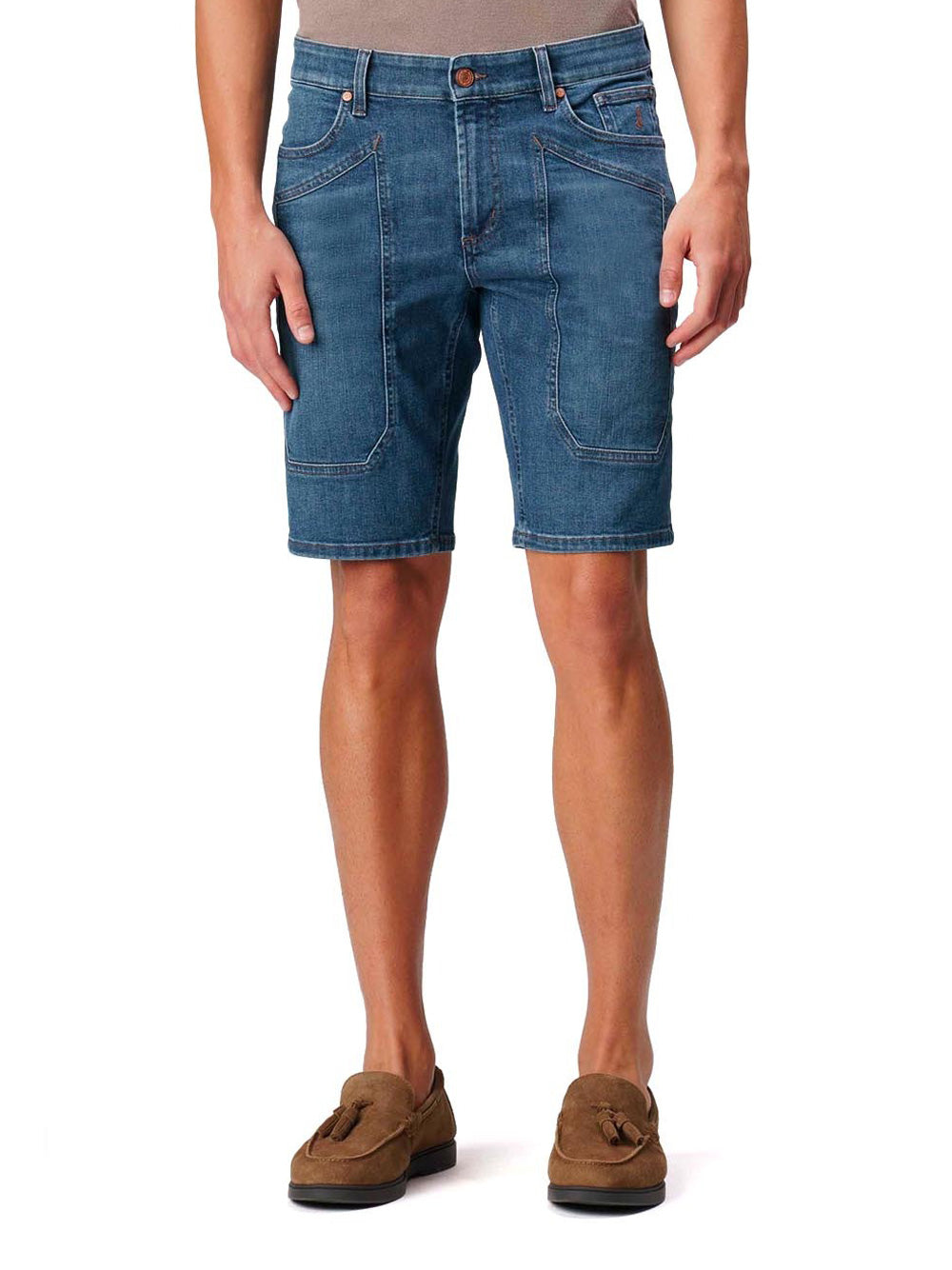 Bermuda Jeans Jeckerson Jayden da Uomo - Denim