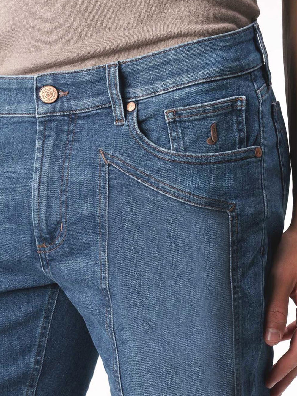 Bermuda Jeans Jeckerson Jayden da Uomo - Denim