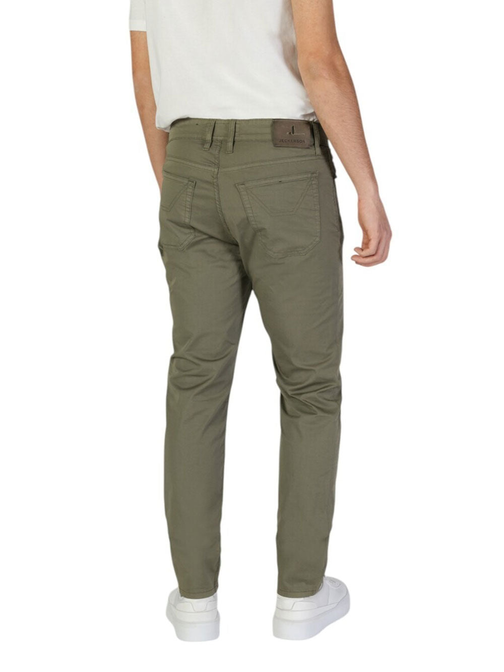 Jeckerson Pantalone 5 Tasche Uomo Mod. PA100-JAMES GABA012 5005 Verde