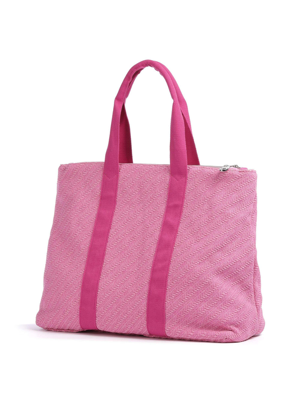 Borsa Shopper Juicy Couture Daisy Cotton Woven da Donna - Fuxia Fucsia