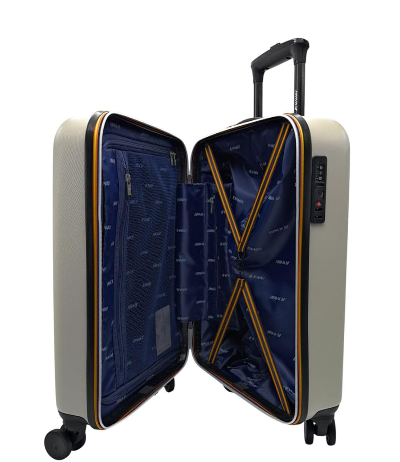 K-Way Trolley Trolley Small Uomo Mod. K11416W TROLLEY SMALL L35 Beige Lt-Blue Md Cobalt