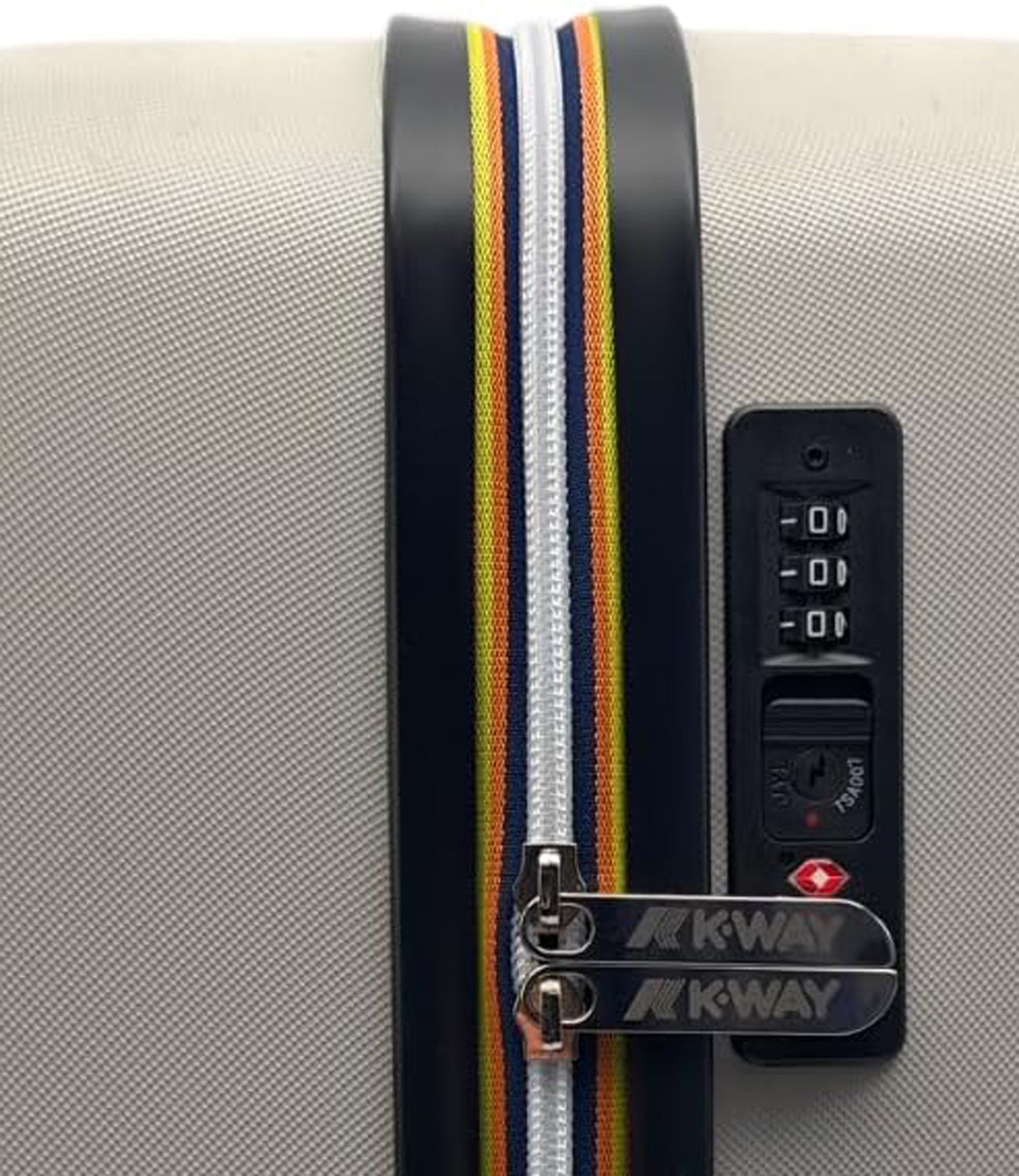 K-Way Trolley Trolley Small Uomo Mod. K11416W TROLLEY SMALL L35 Beige Lt-Blue Md Cobalt