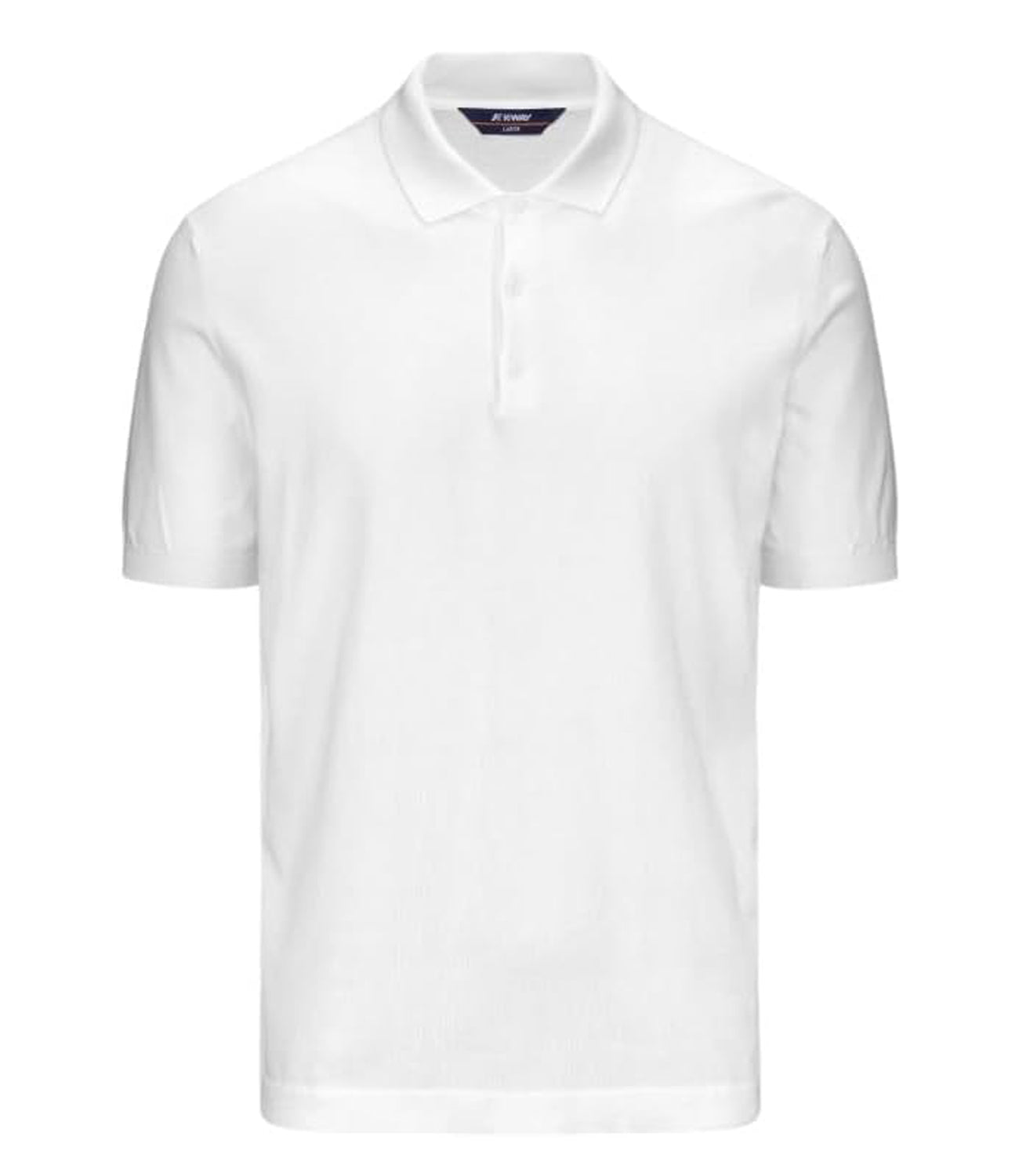 K-Way Polo Maniche Corte Pleyne Uomo Mod. K4126RW PLEYNE 001 White Bianco