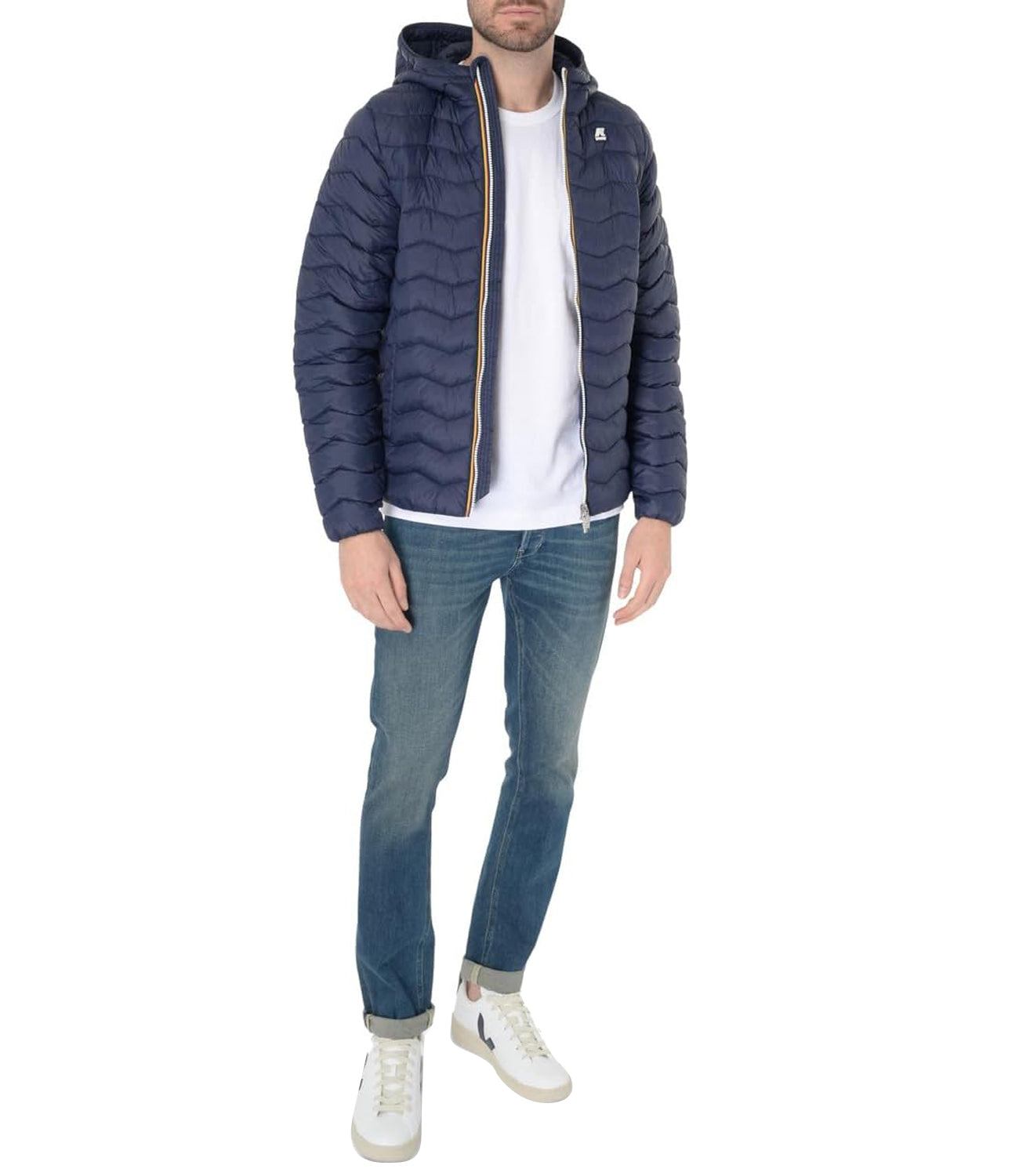 K-Way Giubotto Jack Quilted Warm Uomo Mod. K6121HW JACK QUILTED WARM K89 Blue depth Blu