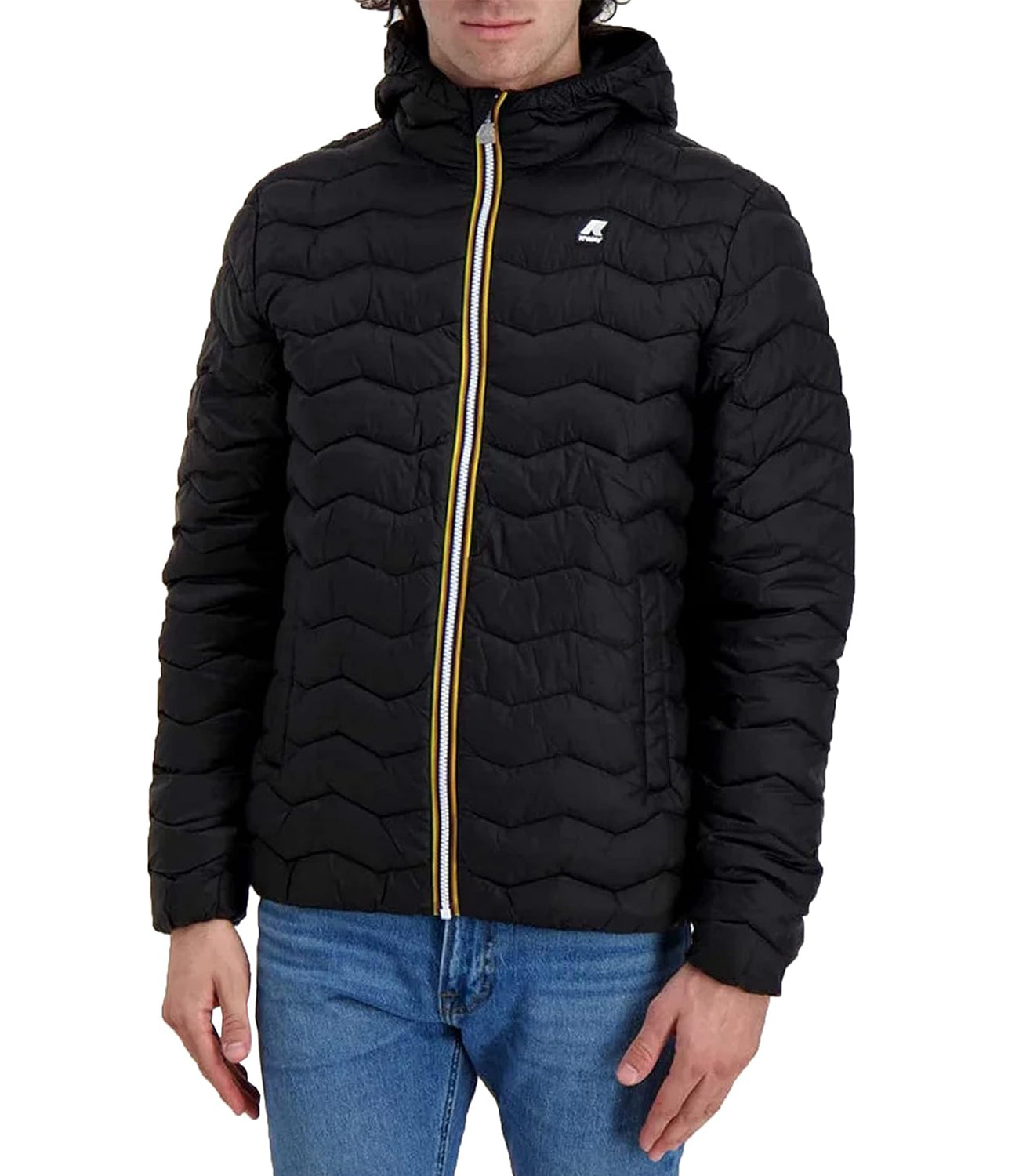 K-Way Giubotto Jack Quilted Warm Uomo Mod. K6121HW JACK QUILTED WARM USY Black pure Nero