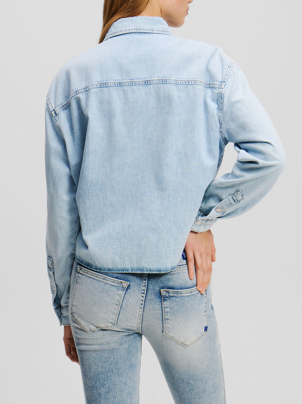 Camicia Jeans Karl Lagerfeld da Donna - Denim
