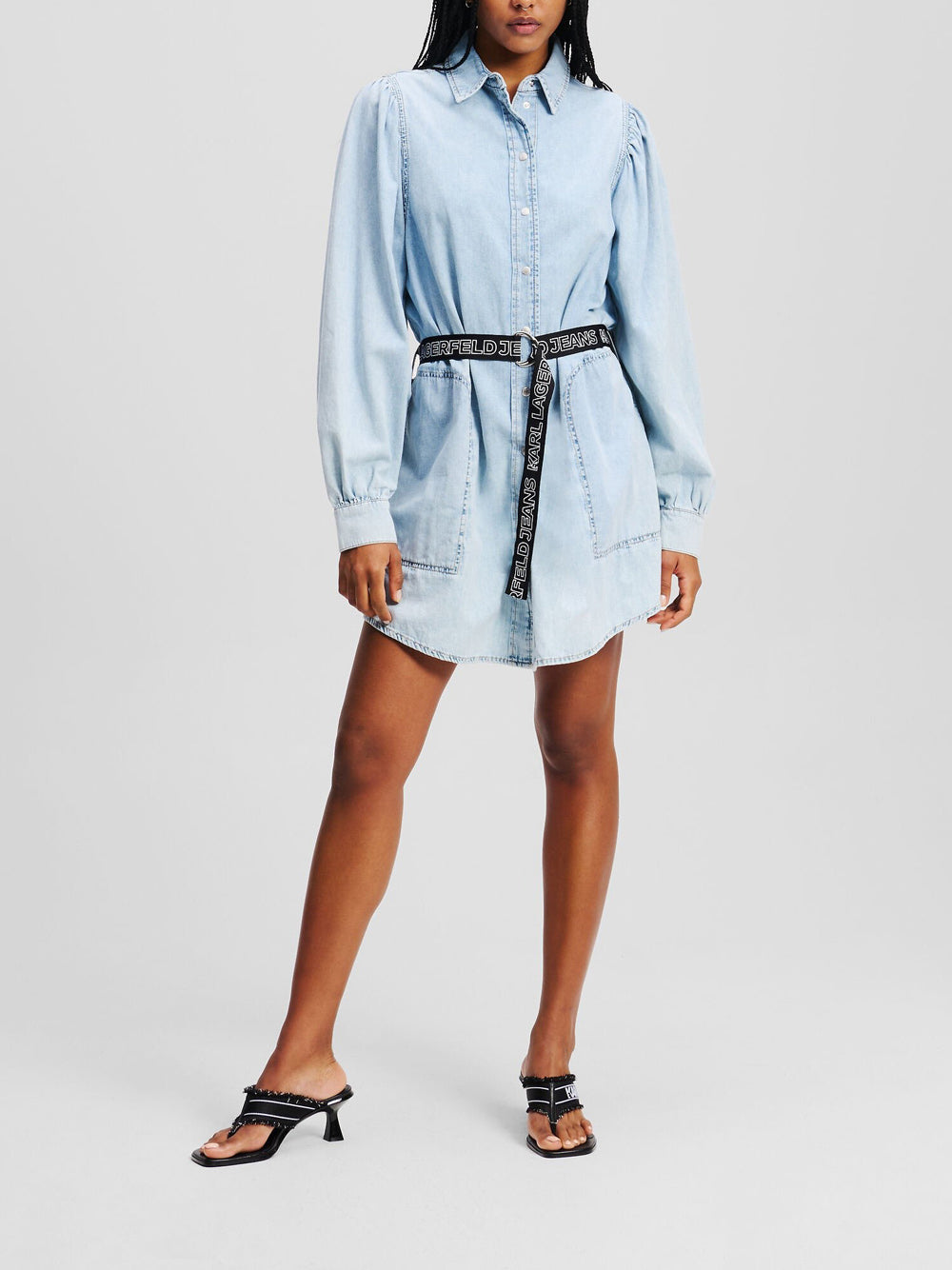 Vestito Mini Karl Lagerfeld da Donna - Denim