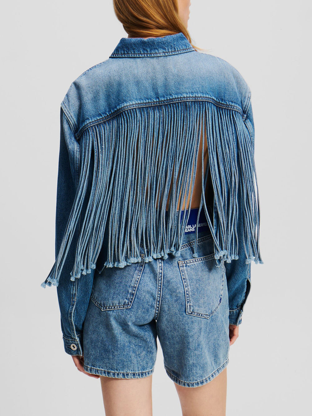 Giubbino di Jeans Karl Lagerfeld da Donna - Denim