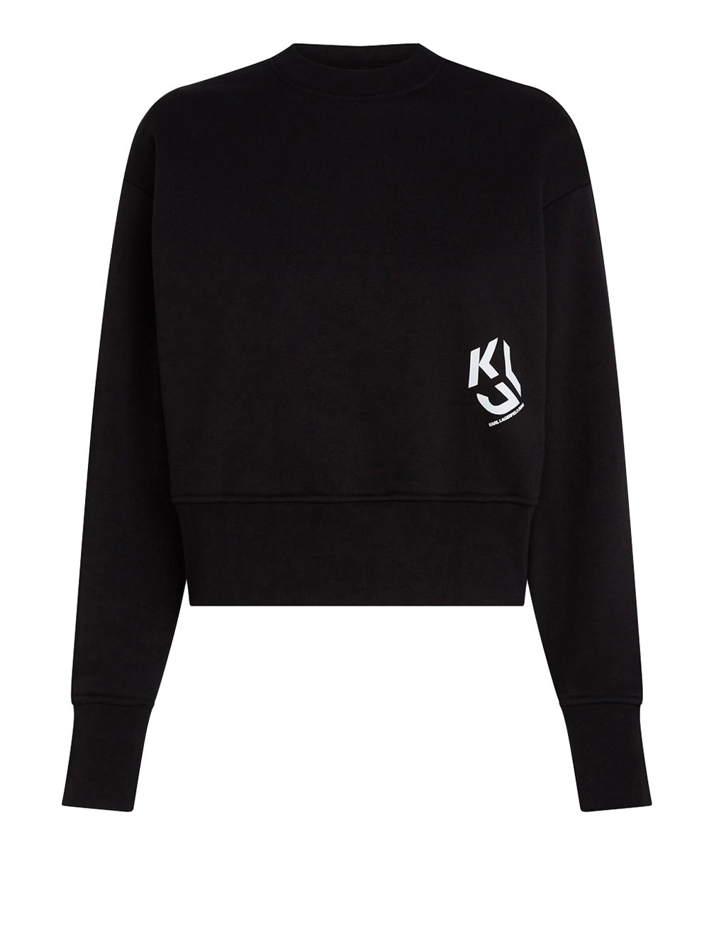 Felpa Karl Lagerfeld da Donna - Nero