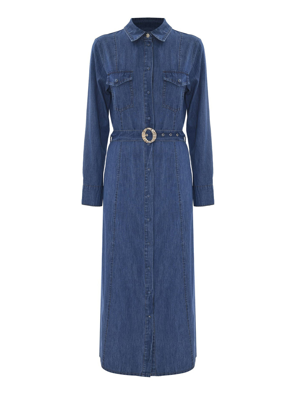 Vestito Longuette Kocca Peggi da Donna - Denim