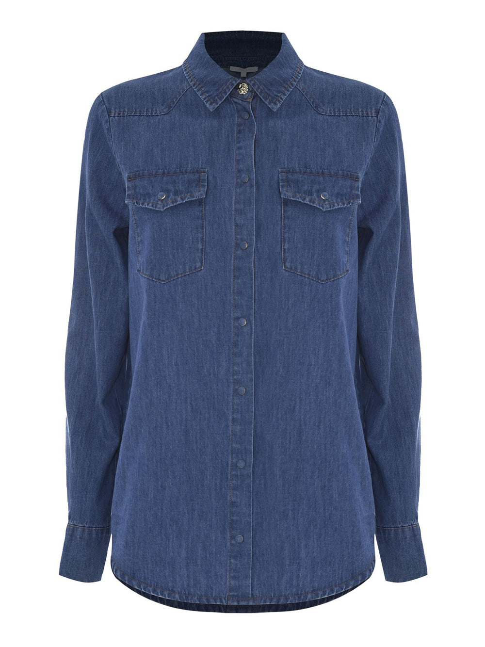Camicia Jeans Kocca Pole da Donna - Denim