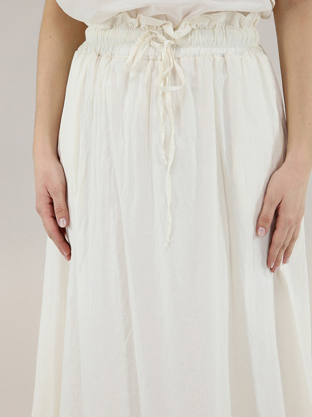Gonna Longuette Kocca Hores da Donna - Bianco