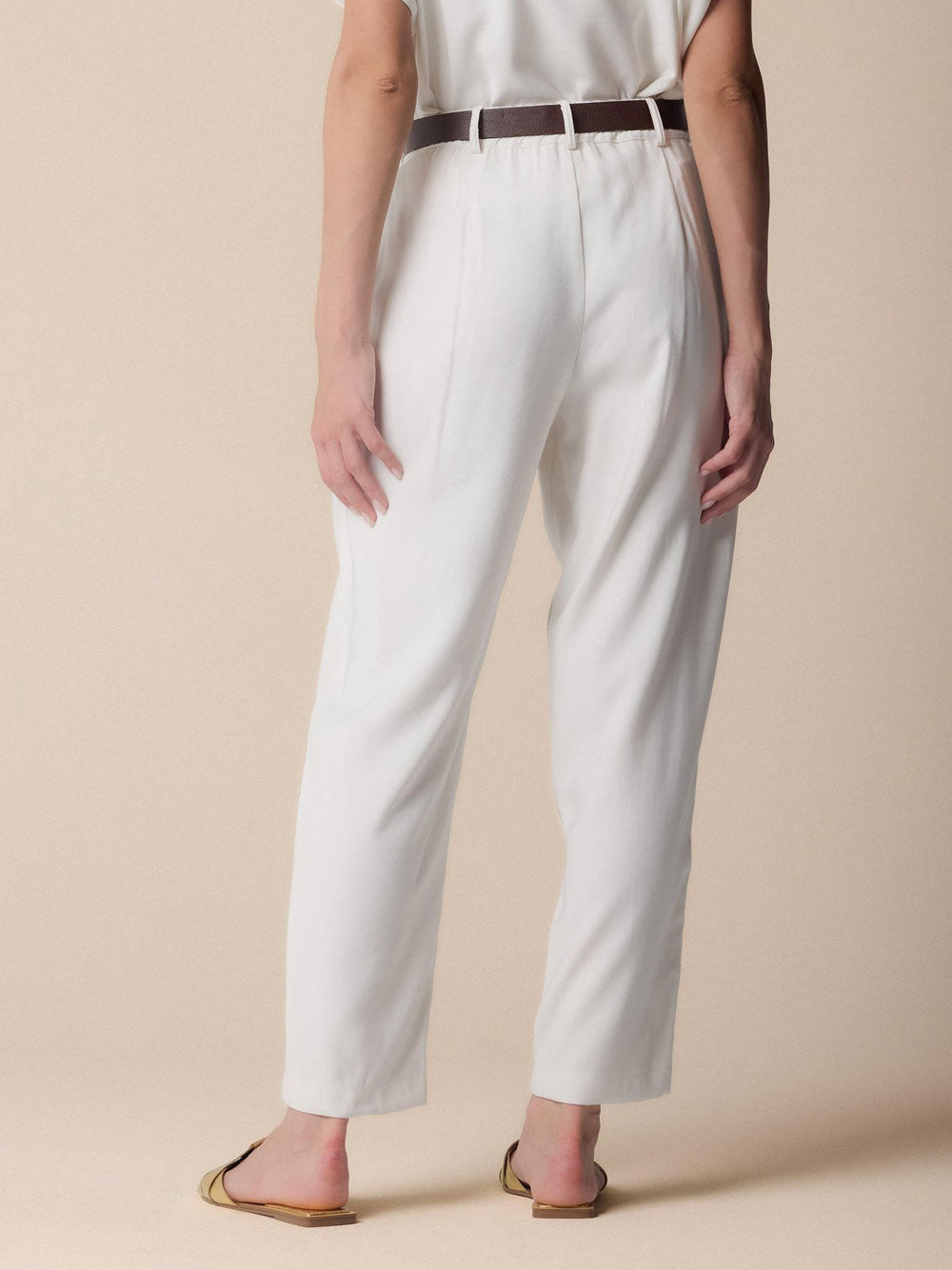 Pantalone Chino Kocca Laerte da Donna - Bianco