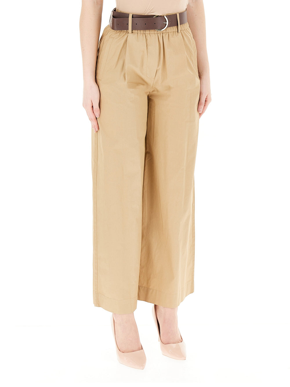 Pantalone Palazzo Kocca Magdalene da Donna - Beige