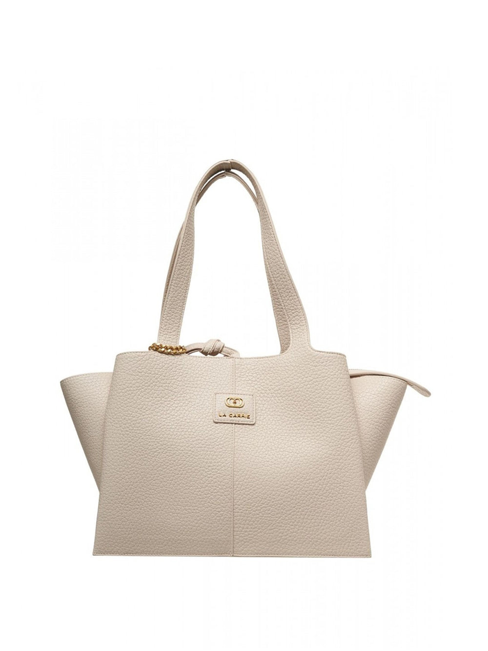 Borsa Shopper La Carrie Screaming Bell Double da Donna - Beige