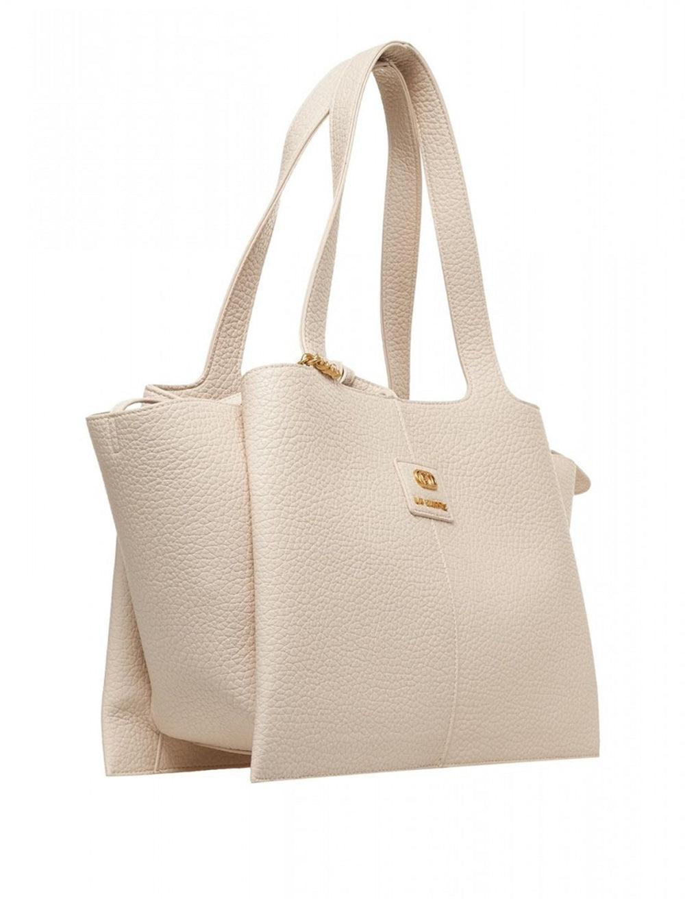 Borsa Shopper La Carrie Screaming Bell Double da Donna - Beige