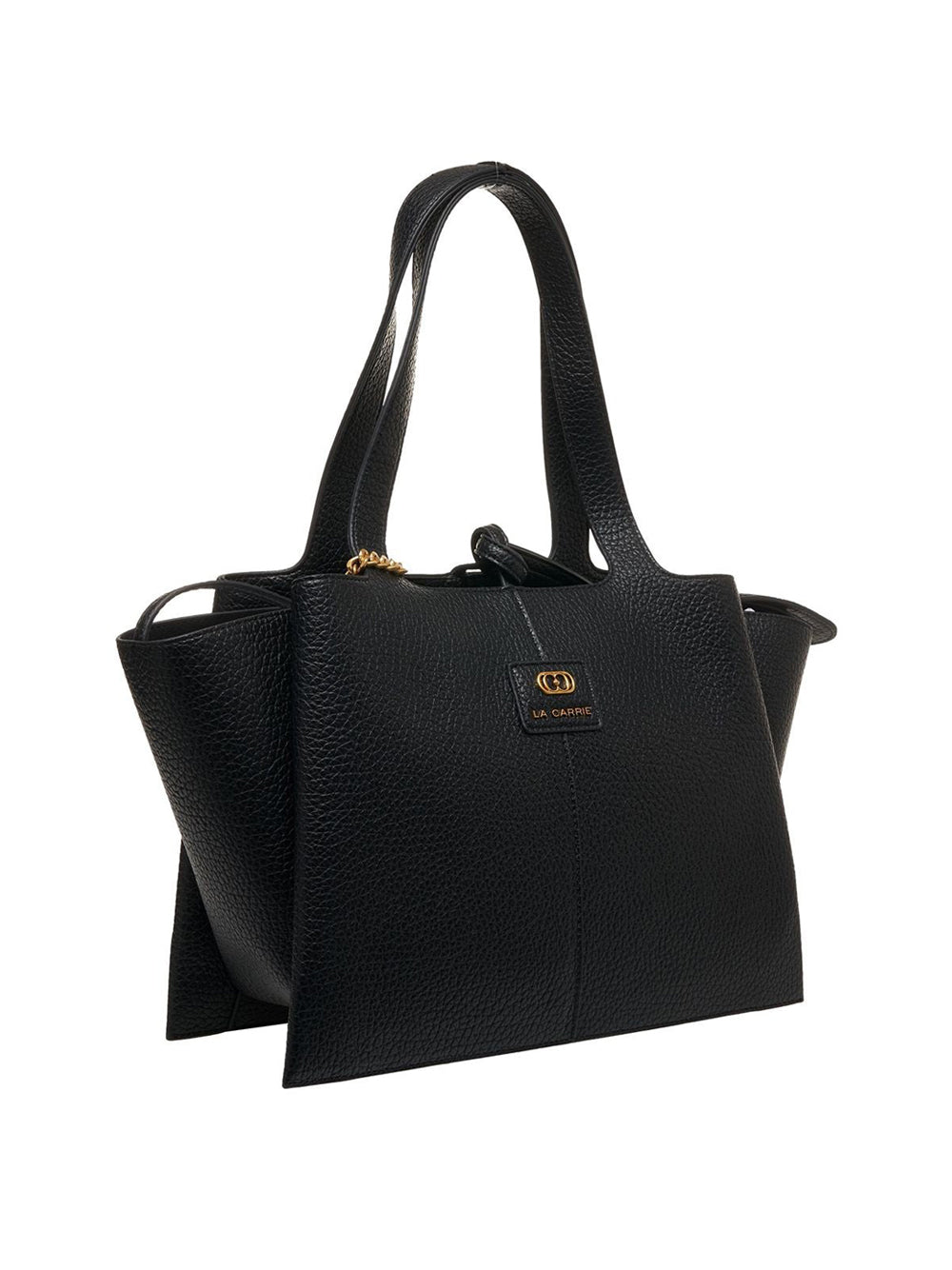 Borsa Shopper La Carrie Screaming Bell Double da Donna - Nero