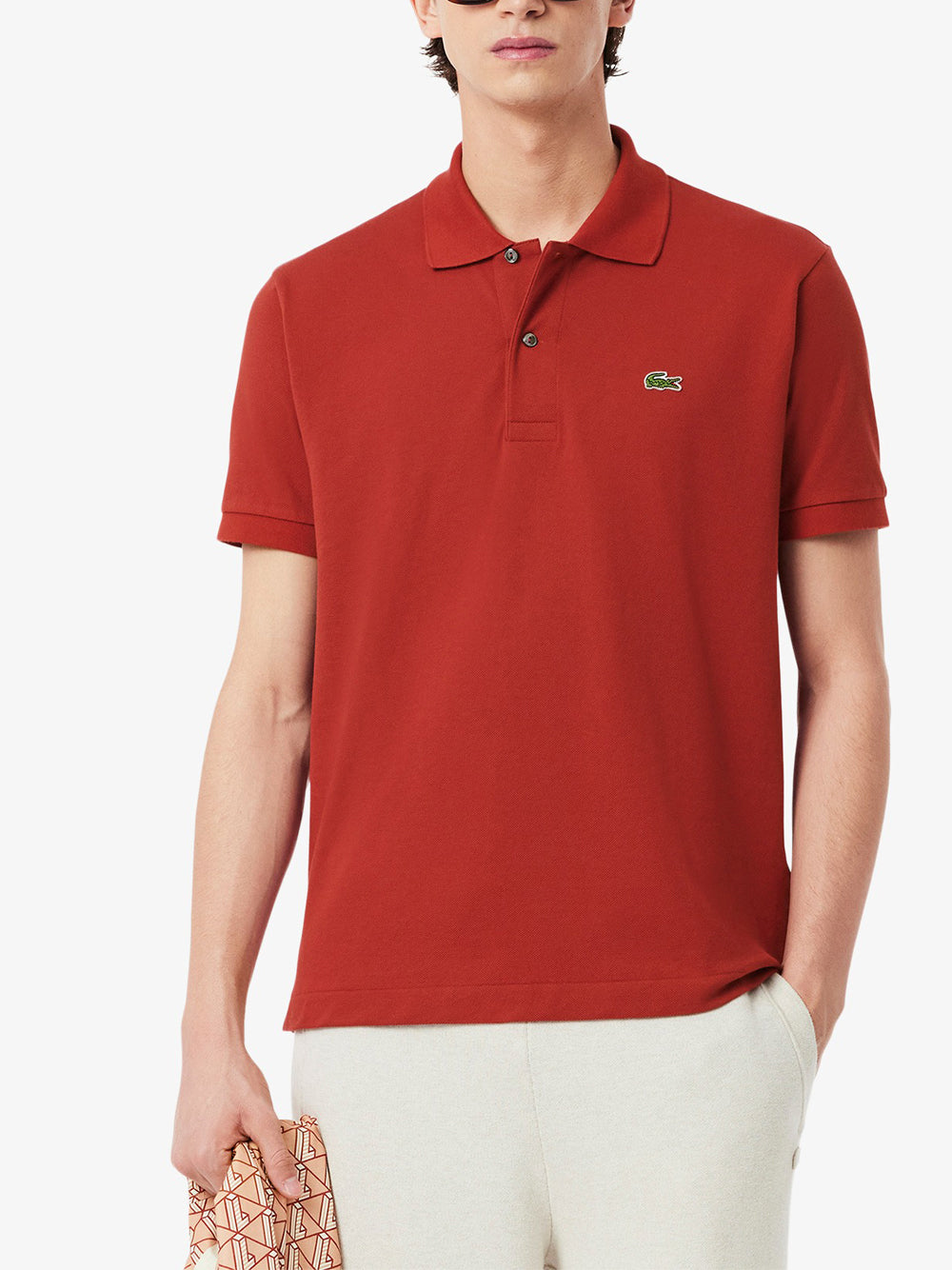 Polo Lacoste da Uomo - Marrone