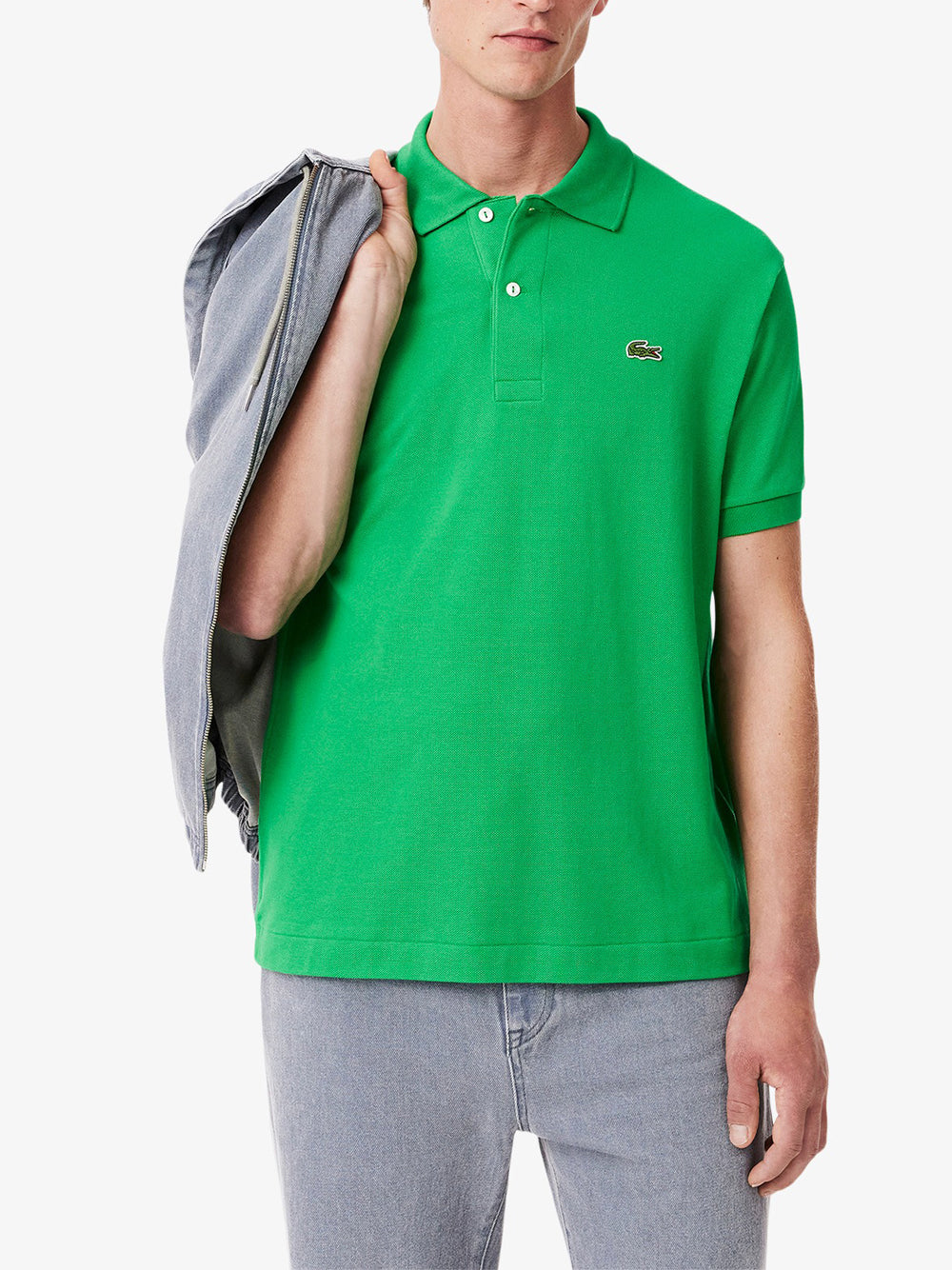 Polo Lacoste L.12.12 da Uomo - Verde