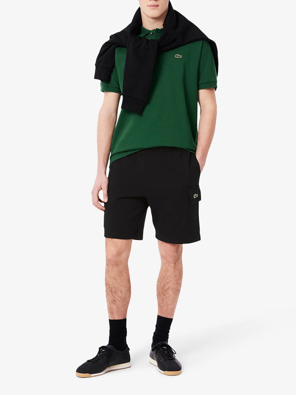 Bermuda Casual Lacoste da Uomo - Nero