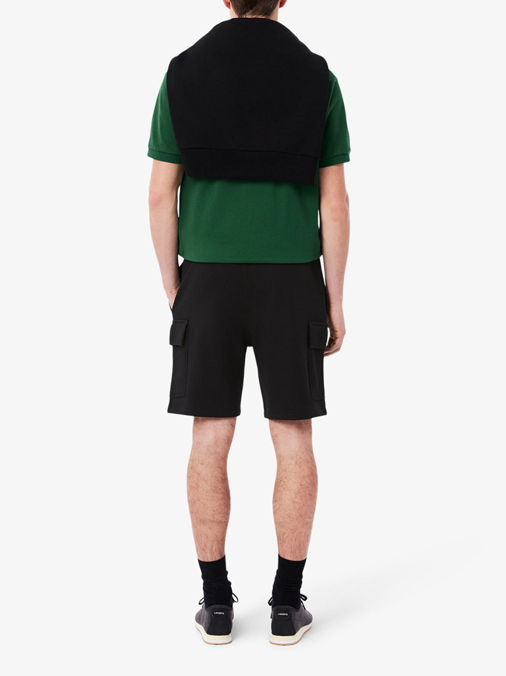 Bermuda Casual Lacoste da Uomo - Nero